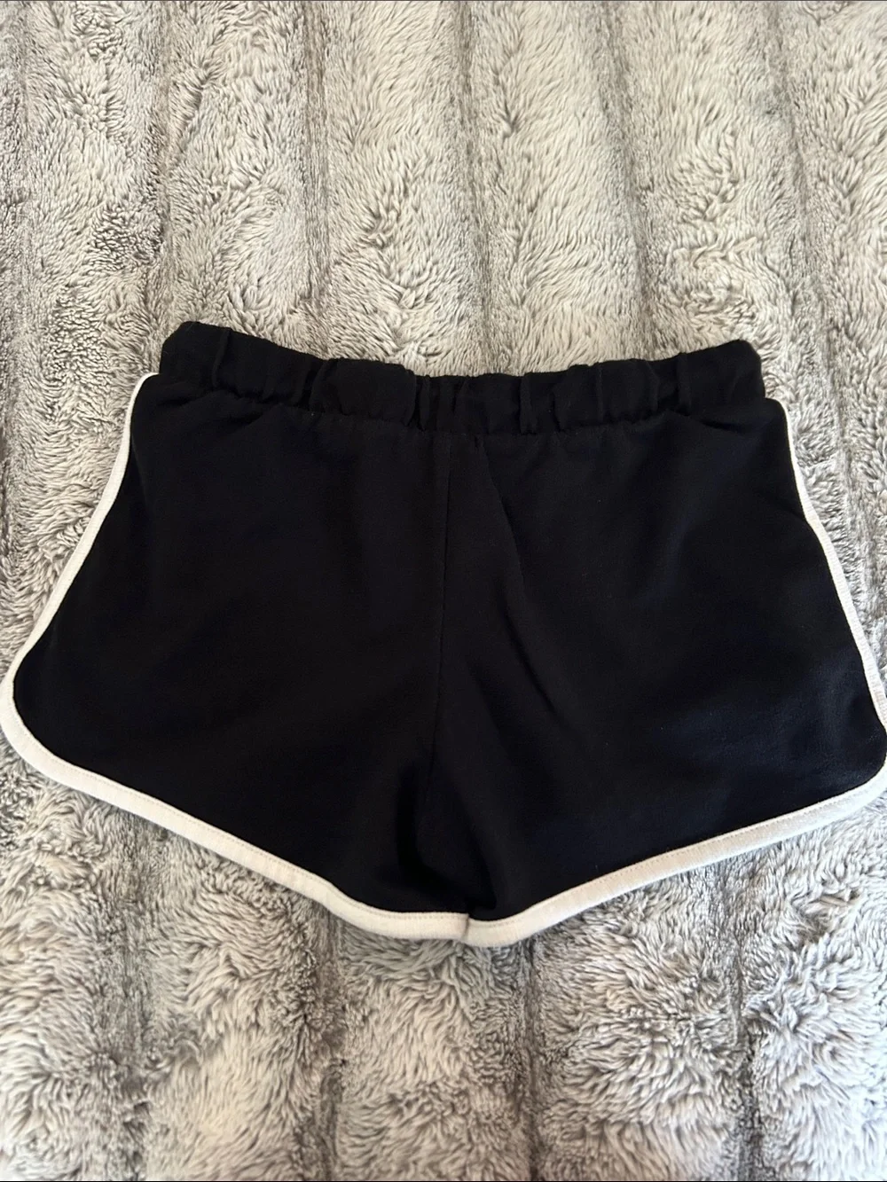 Old Navy Girls Athletic Shorts 2-Pair Bundle Black Gray - Size Large
